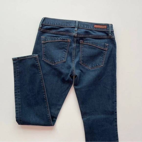 EXPRESS Mid rise Legging Denim Blue Jeans Size 4 Short Casual Everyday Jeans - Picture 6 of 8